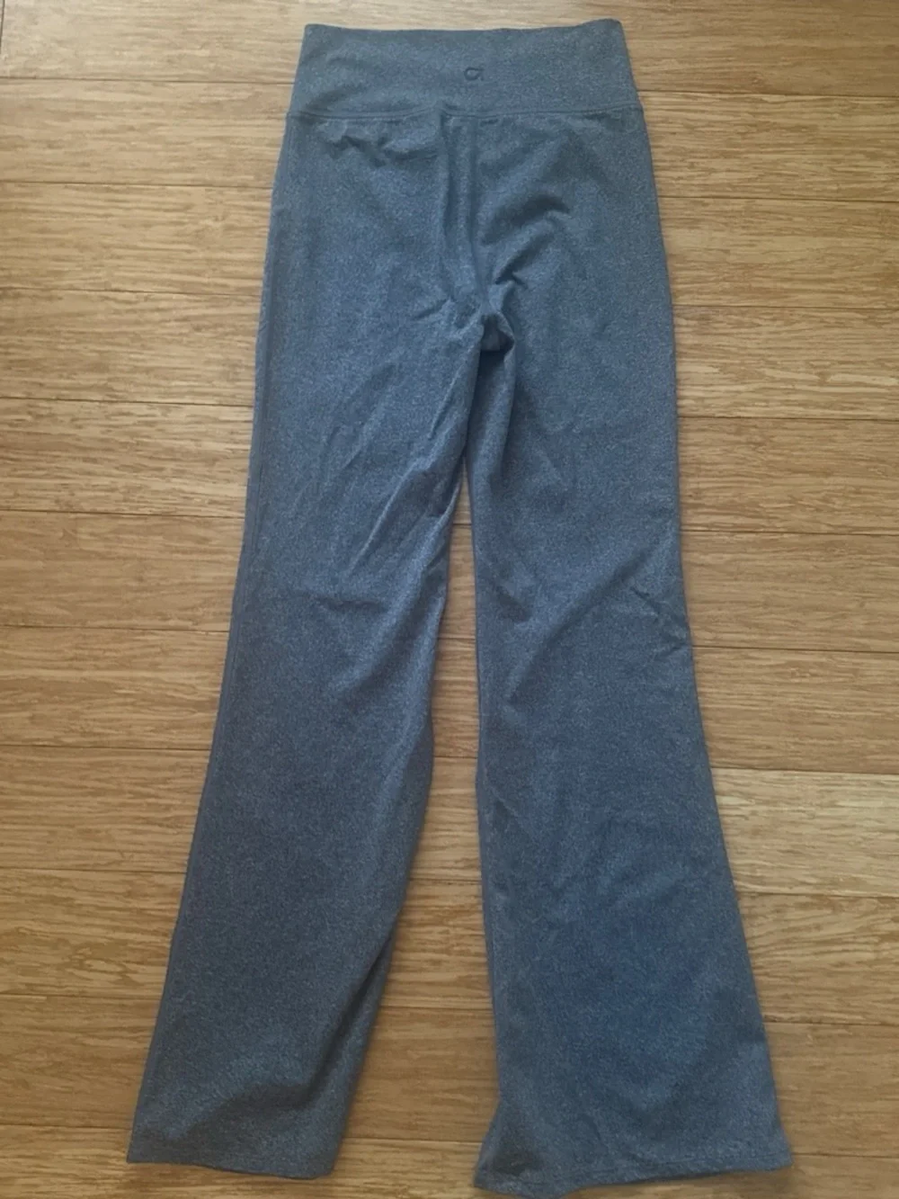 Gap Girls' High-Waist Gray Flared Leggings